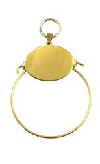 Vintage Charm Holder Pendant Vintage Jewelry Gold Plated Metal