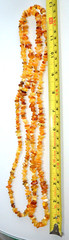 ✅135 cm=46gr RUSSIAN SOVIET BALTIC AMBER BEAD NECKLACE 琥珀 BRACELET STONE PENDANT