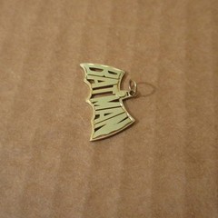 Rare Vtg 14K Yellow Gold Michael Anthony BATMAN Charm Pendant DC Comics Licensed