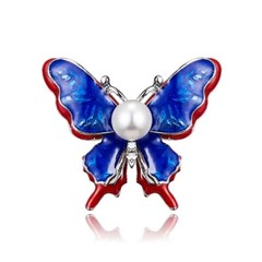Vintage Art Nouveau Style Fairy Nymph Pendant Butterfly Brooch Shawl Pin Jewelry