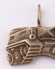 Tank 800 silver Tankman’s badge Armored force Pendant Panzer Military Army force