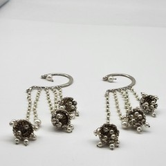 Vintage Earring Lot Long Ear Cuff Belly Dancer Hoho flamboyant Sexy