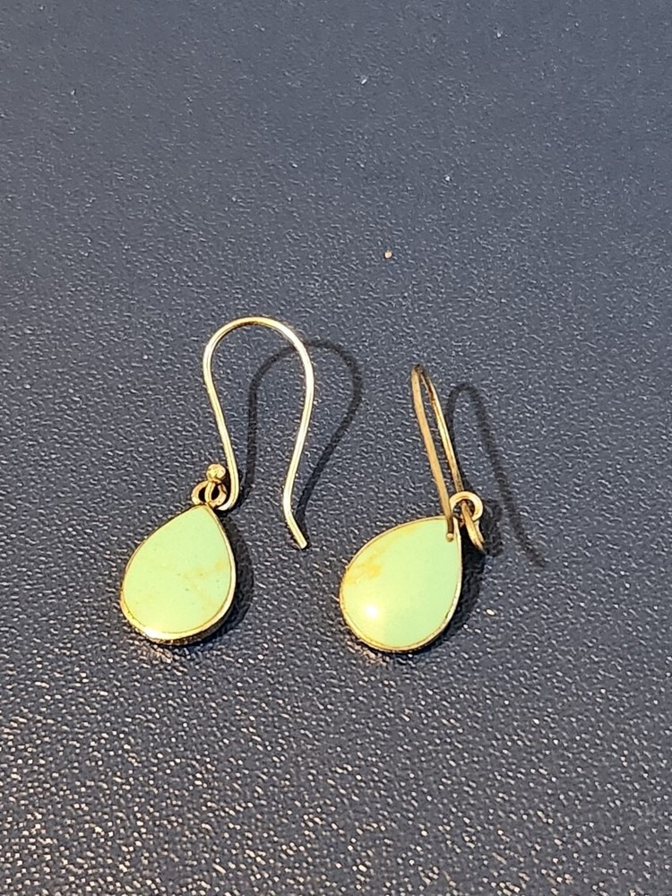 Sterling Silver Turquoise Dangle Earrings