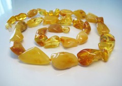 Genuine Massive Amber Beautiful Baltic Amber Necklace 21 inches !!!
