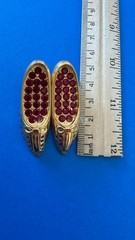 Berebi Ruby Shoe pin 1996 Sold By Edgar Berebi NOS COA BOX Vintage
