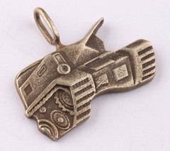 Tank 800 silver Tankman’s badge Armored force Pendant Panzer Military Army force