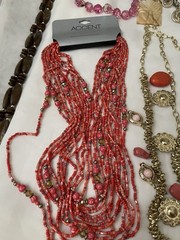 Vintage Jewelry Lot with Various Styles Necklaces/ Earrings/bracelets/ Others