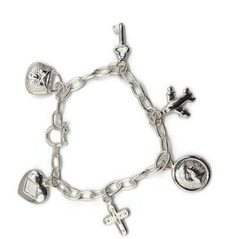 Unisex 950 Sterling Silver Travel Bracelet