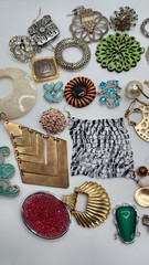 Craft Jewelry Pieces Junk Drawer 35 Different Pieces