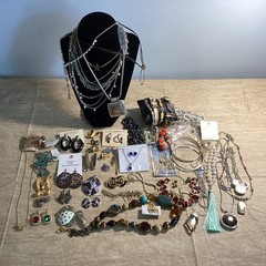 Vintage to Modern Jewelry Lot- All Signed – 50+ Pieces
