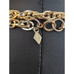 Sarah Coventry Long Rope Necklace Goldtone Very Light Vintage