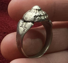 RARE Ancient Byzantine Silver Handmade Ring 189