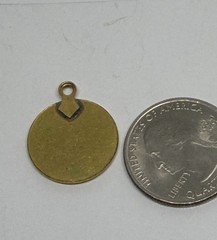 Vintage Alice Springs Aboriginal Man Australia Goldtone Bracelet Charm Pendant