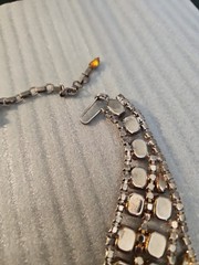 Gorgeous Estate Sale Find Vintage Citrine Collar Deco Style “Costume” Necklace!!
