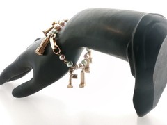 Vintage New York City Landmark Charm Bracelet Gold Tone