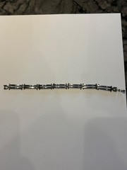 Vintage MCM Sterling Silver Double Bar Link Bracelet – 13.8 Grams