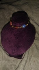 Vintage Tricolor Scarab Bracelet With Gold Plated Hardware Highly Collectible