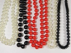 Beaded Necklace Lot Hong Kong Simulated Pearls + Gorgeous Vintage Mod C3225