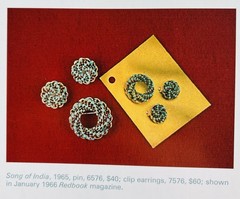 Vintage Lot 2 Signed Sarah Coventry Song Of India Ocean Star Brooches Book Piece