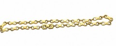 Authentic Givenchy Gold-Tone Link Necklace Vintage Statement PreOwn Excellent