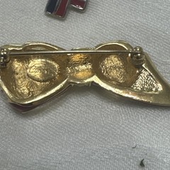 VTG 4th Of July Costume Jewelry LotCarolee Brooch USA 250th Birthday Celebration