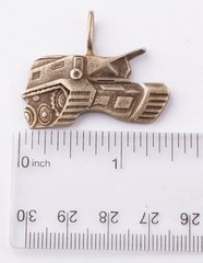 Tank 800 silver Tankman’s badge Armored force Pendant Panzer Military Army force