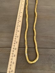 Necklace Gold Tone Sculptural Loop Bold Snake Chain Chunky Modern Runway Style