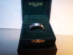 VINTAGE NEW UNISEX HUGS&KISSES STERLING SILVER BAND/RING SIZE 9 3/4 SIGNED