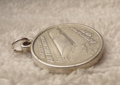 VTG 1970s STERLING SILVER UNITED STATES AIR FORCE MUSEUM BRACELET necklace CHARM