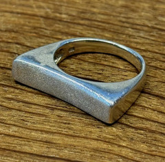 vintage artisan ring sterling silver 925