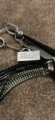Anne Marie Chagnon Modernist Brutalist Necklace 17.5-20” Mixed Metals & Cord