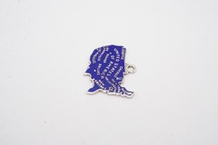 Vintage Sterling Silver 925 United States Charm Enamel