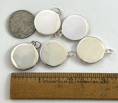 Vintage Clover Charm Pendant Lot Shamrock Lucky Clover Silver Plated AS IS CRAFT