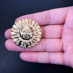 Retro Medieval Palace Brooches For Women Vintage Pin Gem Brooches Jewelry Pins