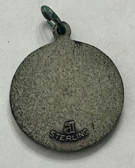 Vintage Sterling “United States Great Seal” Charm Pendant US Military Eagle 10g