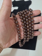 Vintge Long Chocolate Color Faux Pearls Long 60″ For All Occasions