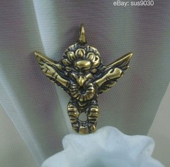 Solid Brass Roc Ancient Bird Figurine Pendant Statue