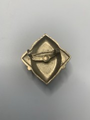 Vintage Gold Tone Coro Cameo with Original Box