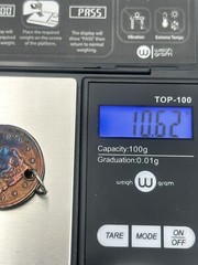 1852 United States One Cent Coin Pendant