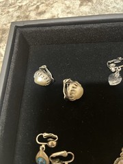 20 Pair Vintage Clip On EarRings Various Colors And Styles As Pictured Lot 02