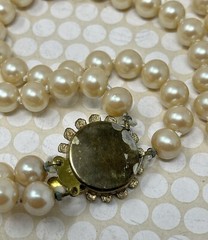Vintage Signed KYOTO CULTURA “PEARLS” with Original Tag