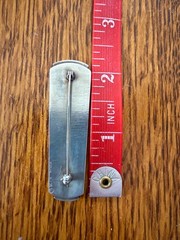 Vintage RM Studios Sterling Gold Artisan Pin