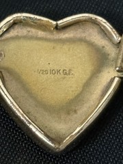 Vintage American Queen Sweetheart Bracelet Etched Gold Filled NEED REPAIR