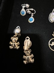 20 Pair Vintage Clip On EarRings Various Colors And Styles As Pictured Lot 02