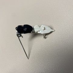 Vtg 1940s/50s Celluloid Scottie & Westie Dog Brooch Pin – Made In Great Britain