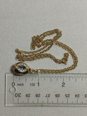 Vintage Edgar Berebi Rhinestone Enamel Gold Tone Egg Pendant Necklace