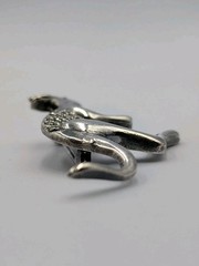 Vtg Sterling Silver Marcasite Large Kangaroo Animal Australia 925 Brooch – 12.3g