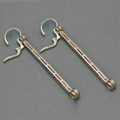 2Ct Art Deco Style Diamond & Ruby Wedding Anniversary 14K Gold Finish Earrings
