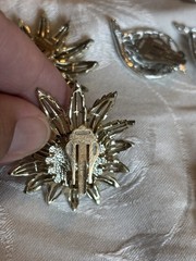 Lot Of Sarah Coventry Vintage Costume Jewelry Rare Earrings One Necklace Brooch
