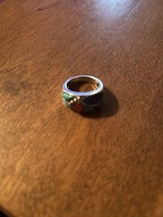 Vintage Whitney Kelly Turquoise And Other Gemstone Sterling Silver Ring
